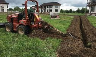 Копка траншей для водопровода в Благовещенске: цена за метр от 940 руб.
