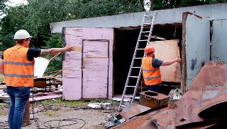 Демонтаж гаражей в Благовещенске, цена от 1774 руб. – услуги под ключ от 2Землекопа-Бгв